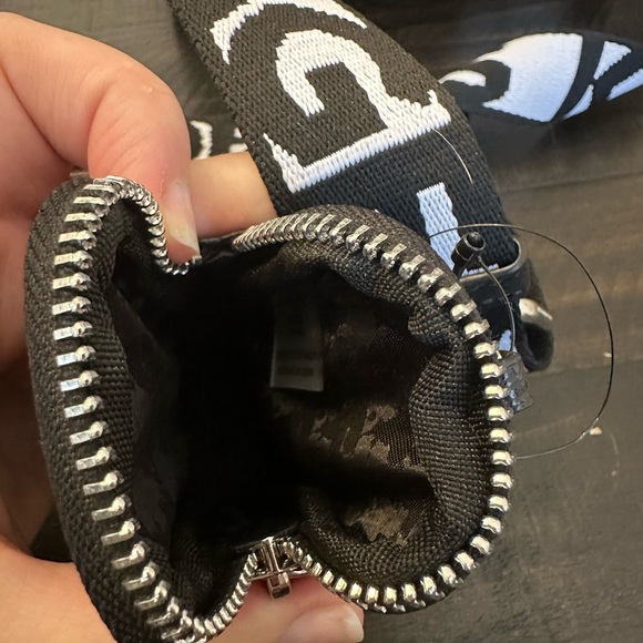 Karl Lagerfeld Paris Womens Maybelle Rhinestone Satchel Crossbody With Pouch - Picture 11 of 11